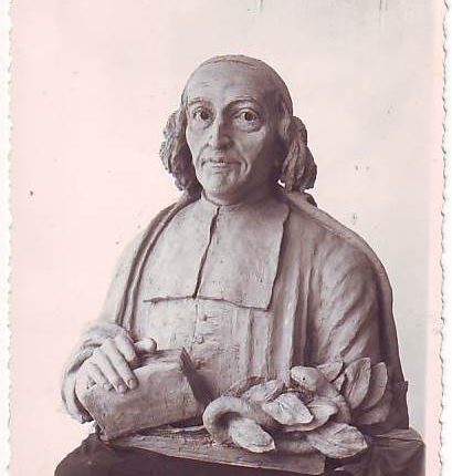 DIOMEDE PATRONI-Busto a Leonardo di Capua – 1957 – appena ultimata la modellazione in creta